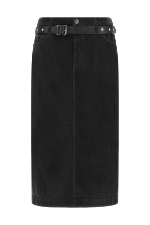 Юбка из вельвета, чёрная PINKO 107414A3HFZ98
