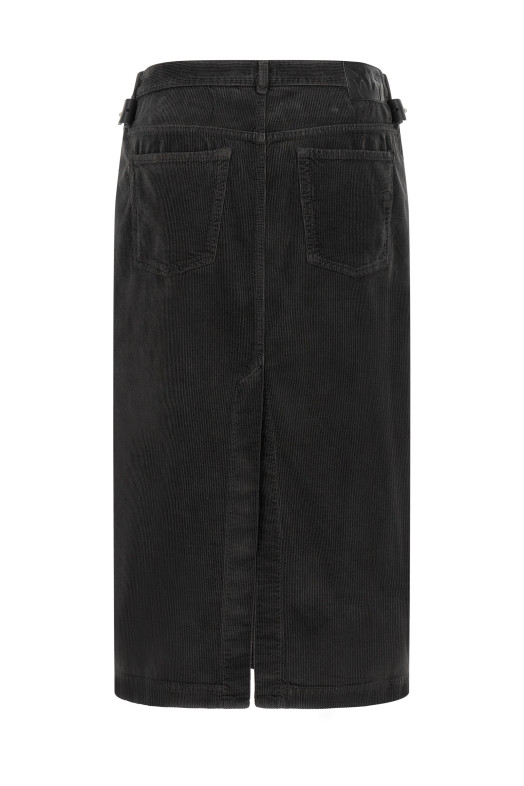 Corduroy skirt Black