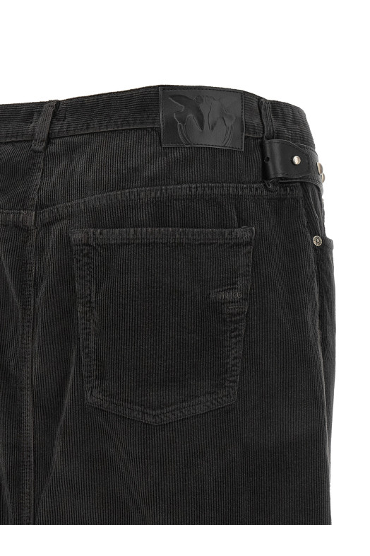 Corduroy skirt Black