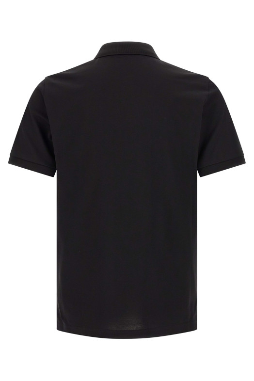 Футболка-поло з трикутним логотипом, чорна PRADA UJN444SWM31867F0002