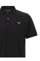 Футболка-поло з трикутним логотипом, чорна PRADA UJN444SWM31867F0002