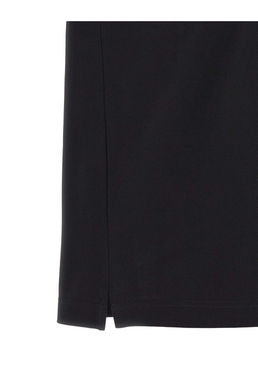 Футболка-поло з трикутним логотипом, чорна PRADA UJN444SWM31867F0002