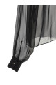 Шифоновая блузка с цветочным узором, черная DOLCE & GABBANA F7AH1TFU1HWN0000