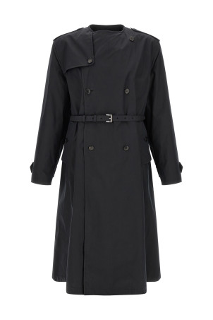 Двобортний тренч  Чорний PRADA SGD214SOOO12NSF0002