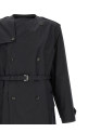 Двубортный тренч  Черный PRADA SGD214SOOO12NSF0002