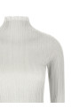 Lamé thread sweater Gray