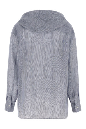 Футболка з капюшоном СИНЯ BRUNELLO CUCINELLI MH745RH209C001
