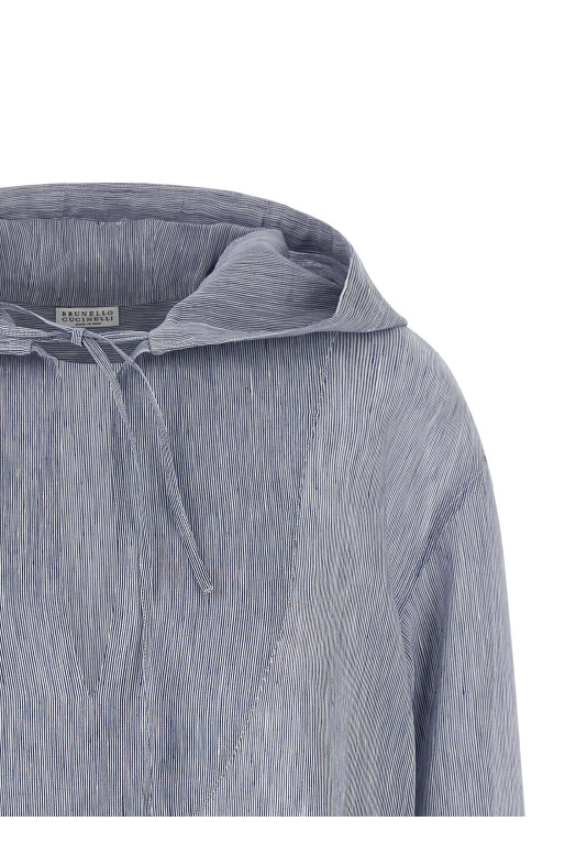 Hooded shirt BLUE