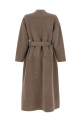 Double Wrap Coat Brown