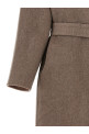 Double Wrap Coat Brown