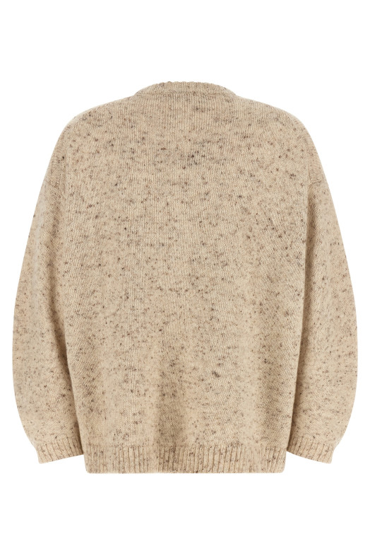 Melange wool sweater Pink