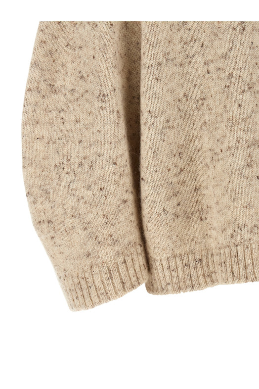 Melange wool sweater Pink