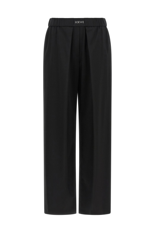 Брюки с резинкой, черные LOEWE S359Y04XJD1100