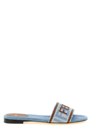 Джинсовые сандалии СИНИЕ FENDI 8R8092AY2ZF1XIA