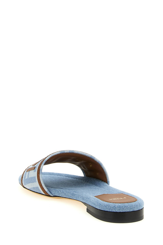 Джинсовые сандалии СИНИЕ FENDI 8R8092AY2ZF1XIA