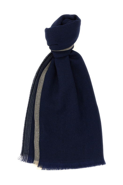 Cashmere blend scarf Blue
