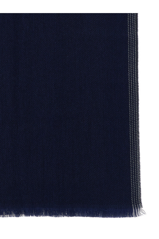 Cashmere blend scarf Blue