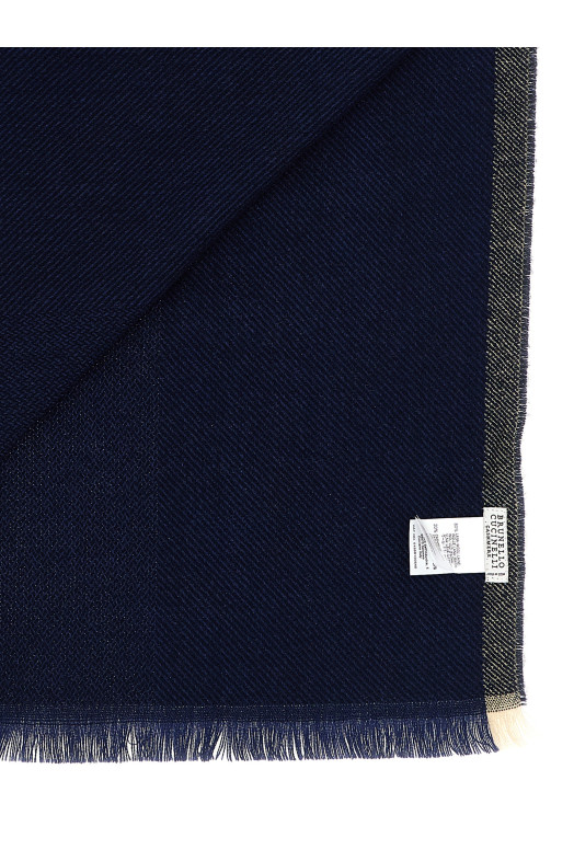 Cashmere blend scarf Blue
