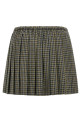Tartan pleated skirt Multicolor
