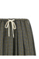 Tartan pleated skirt Multicolor
