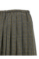 Tartan pleated skirt Multicolor