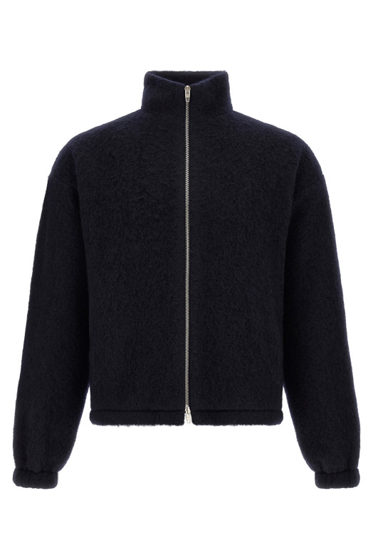 Світшот на блискавці, синій JIL SANDER J22HG0116J20379403