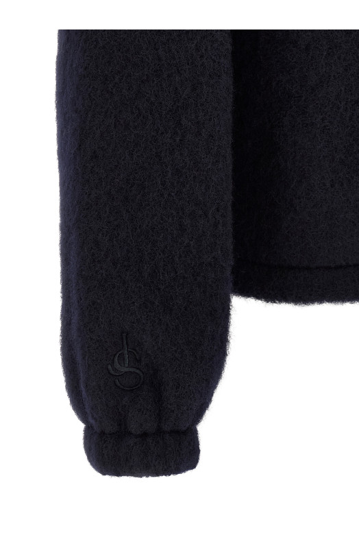 Світшот на блискавці, синій JIL SANDER J22HG0116J20379403