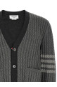 Кардиган «2-в-1» з ефектом ілюзії, сірий THOM BROWNE MKC650AY1018982