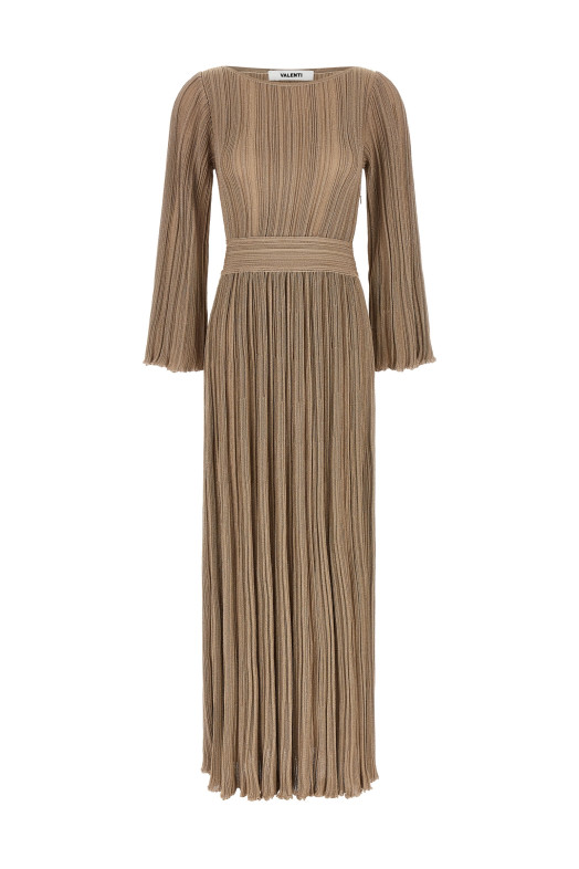 'Lilas' long dress Gold