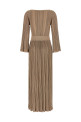 'Lilas' long dress Gold