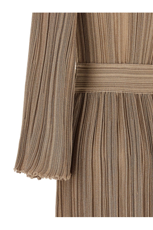 'Lilas' long dress Gold