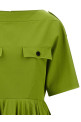 Брюки-чиносы зеленого цвета PRADA P3S12GSOOO10YPF0613