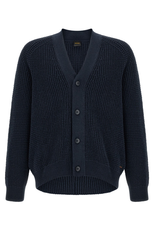 Кардиган «Соты», синий HUGO BOSS 50565141404