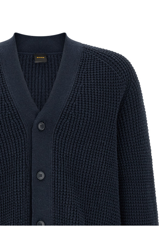 Кардиган «Соты», синий HUGO BOSS 50565141404