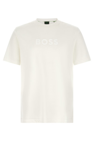 Футболка с логотипом, белая HUGO BOSS 50553652101