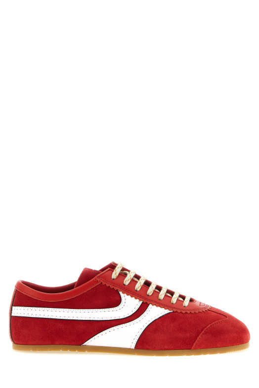 Suede sneakers Red