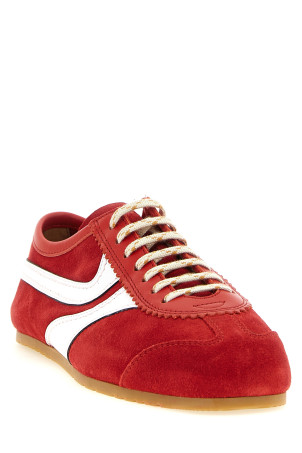 Suede sneakers Red