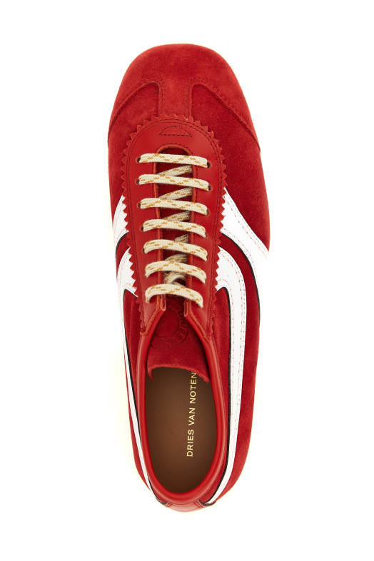 Suede sneakers Red