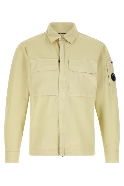 'Lens' overshirt Beige