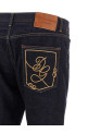 Джинси DG з вишивкою, сині DOLCE & GABBANA GP14JZG8NM1S9001