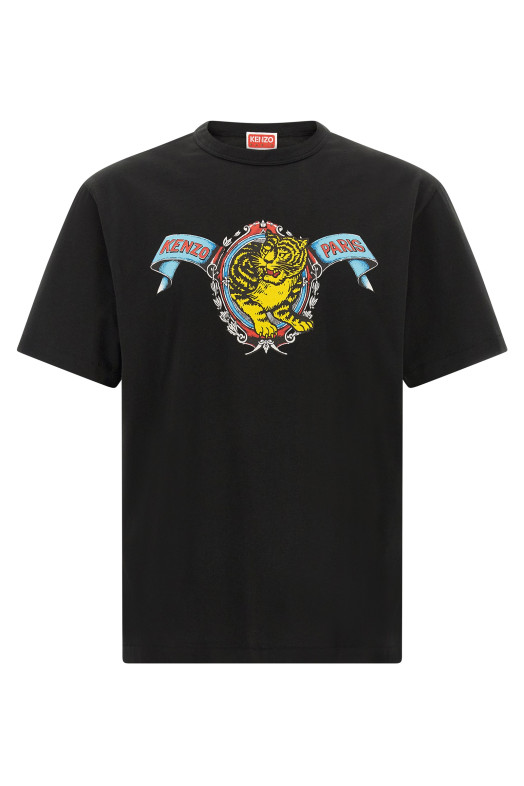 'KENZO Jumping Tiger' T-shirt Black