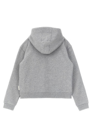 Худі з в'язаними елементами, сіре MONCLER ENFANT L29548G00017899PS980