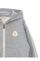 Худи с вязаными элементами, серый MONCLER ENFANT L29548G00017899PS980