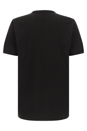 Metal plate t-shirt Black
