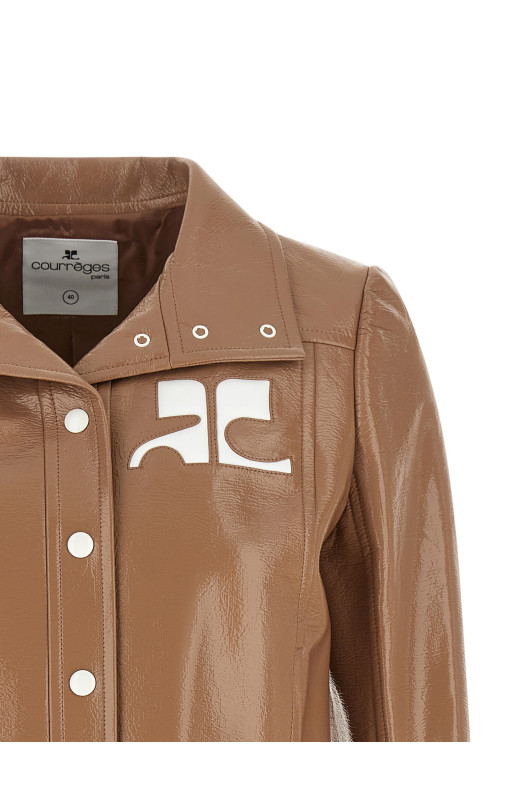 'Reedition Vinyl' jacket  Brown