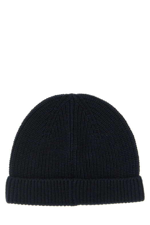 Tricolor detail beanie Blue