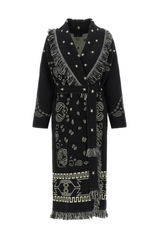 'Bandana' long coat Black
