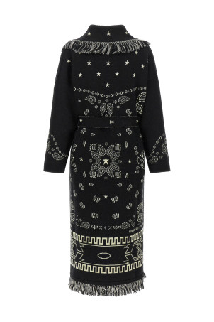 'Bandana' long coat Black
