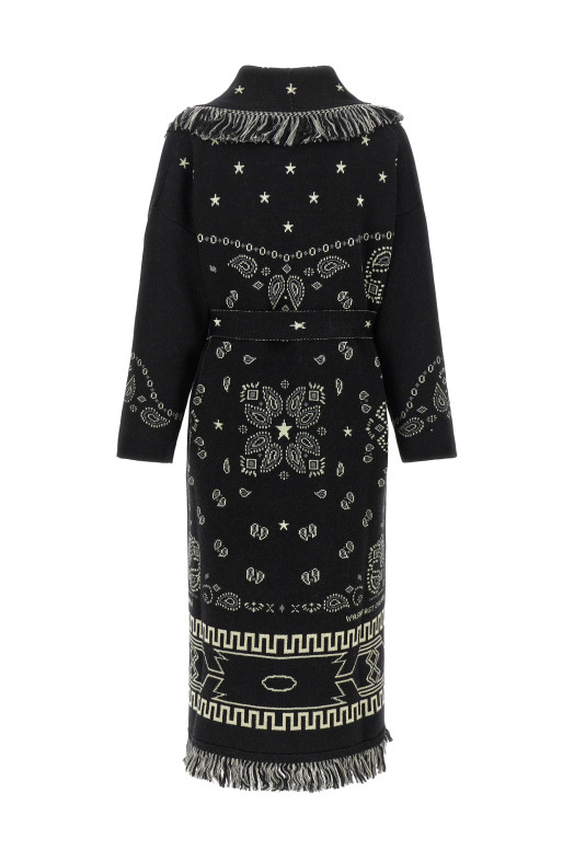 'Bandana' long coat Black