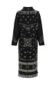 'Bandana' long coat Black